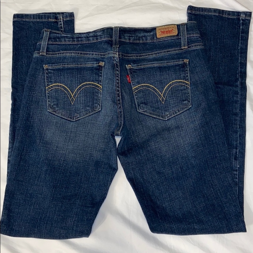 UEC Levis Too Super Low 524 7M Skinny Jeans